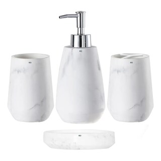 Foto 1 | Juego para Baño 4 Piezas Eo Safe Imports Esi-18911 Blanco