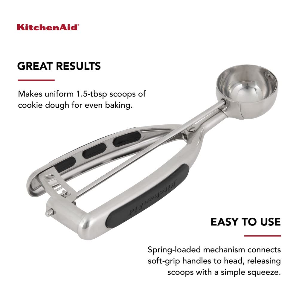 Foto 3 pulgar | Juego De Cucharas Para Masa De Galletas Kitchenaid De Acero Inoxidable Negro - Venta Internacional.