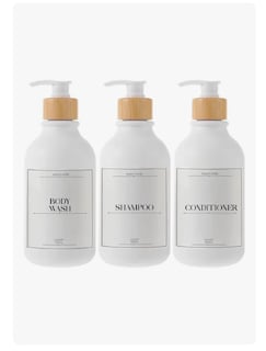 Foto 1 | Juego Xtellar De Baño 3 Dispensadores Jabon Shampoo