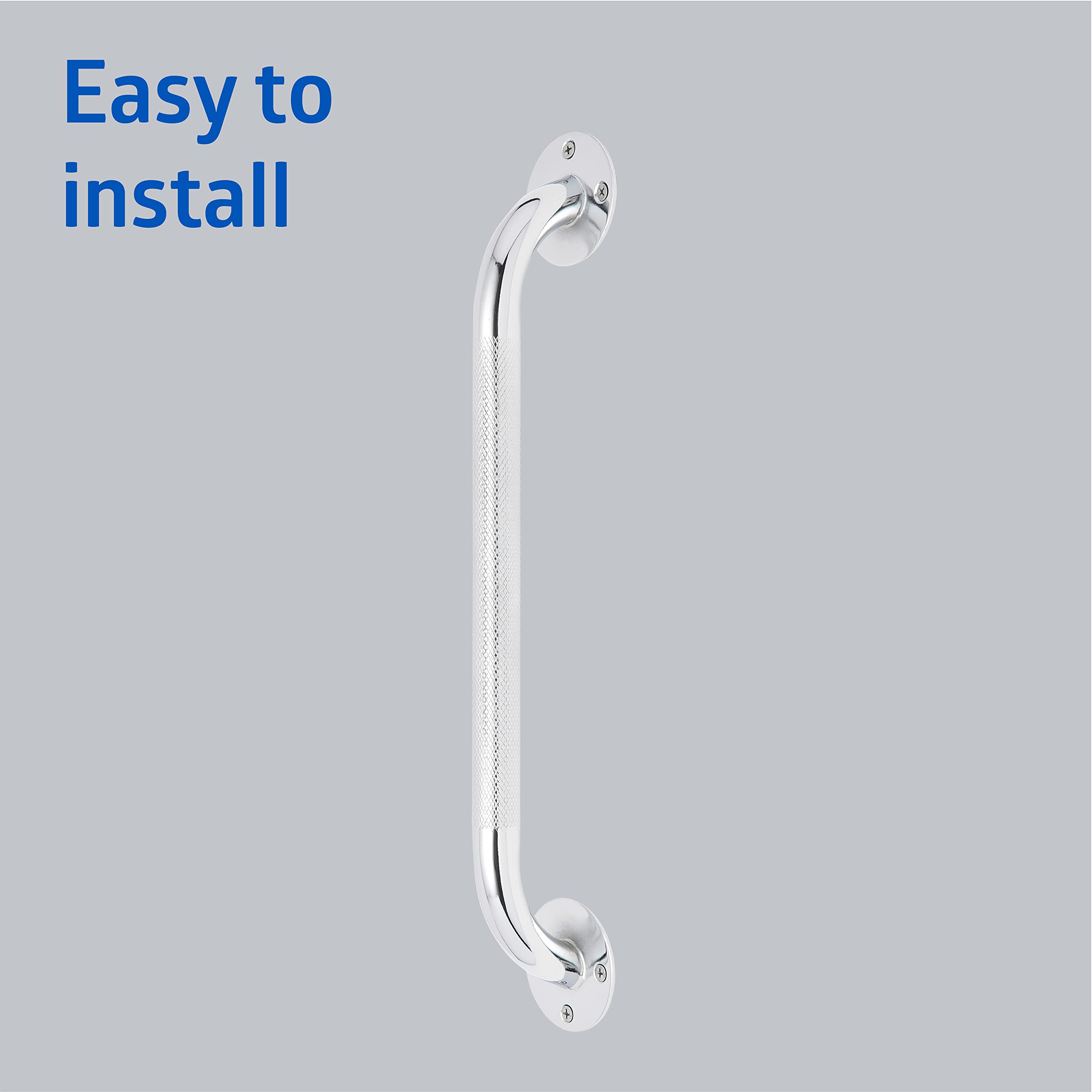Foto 4 pulgar | Grab Bar Medline, Cromado Moleteado, 40 Cm, Para Ducha Y Bañera - Venta Internacional.