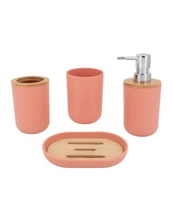 Foto 2 | Juego de Accesorios para Baño 4 Piezas Coral + Termo Güish