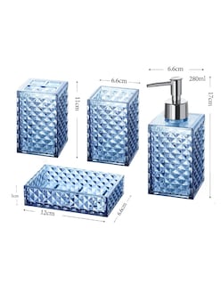 Foto 3 | Juego de Accesorios de Baño Güish 4 Pizas