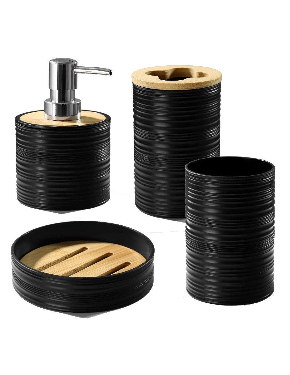 Foto 1 | Juego de Accesorios de Baño Güish 4 Pizas
