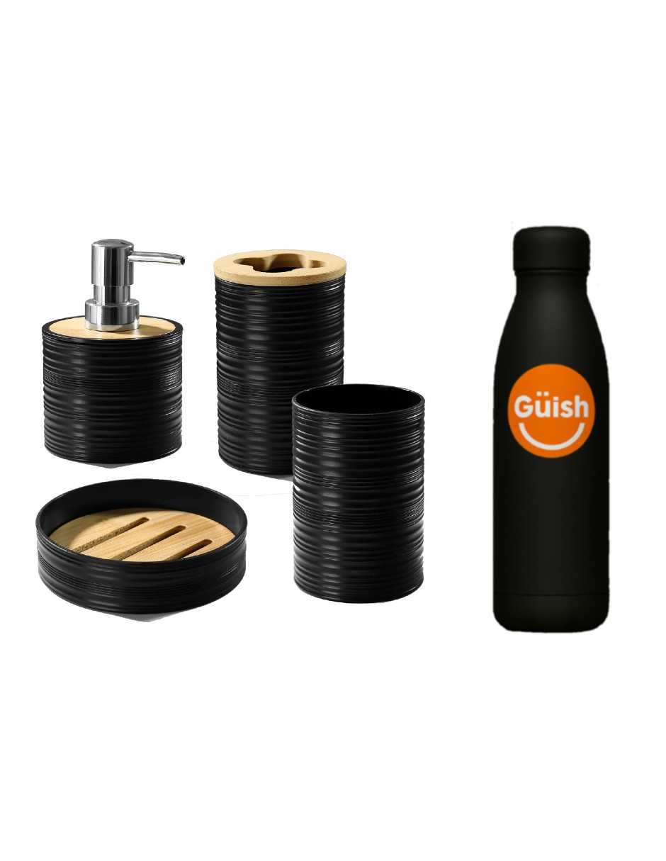 Foto 5 pulgar | Juego de Accesorios de Baño Güish 4 Pizas