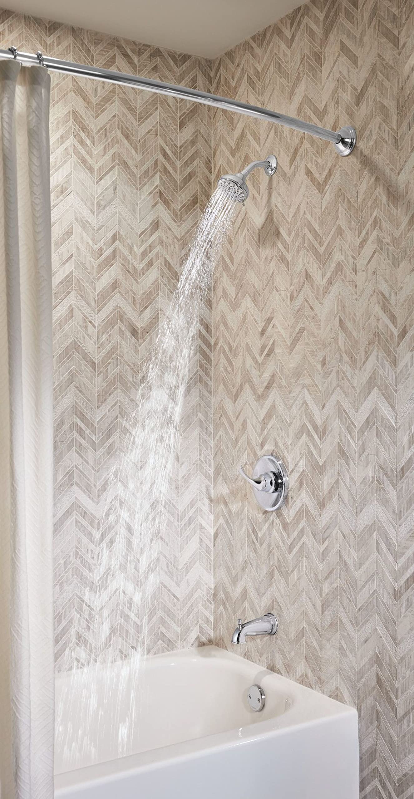 Foto 6 | Set De Bañera Y Ducha Moen Idora Chrome Con Válvula 82115 - Venta Internacional.