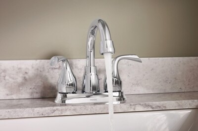 Foto 6 | Grifo Para Lavabo De Baño Moen Idora 84115, Juego Central De 4 Pulgadas, Cromado - Venta Internacional.