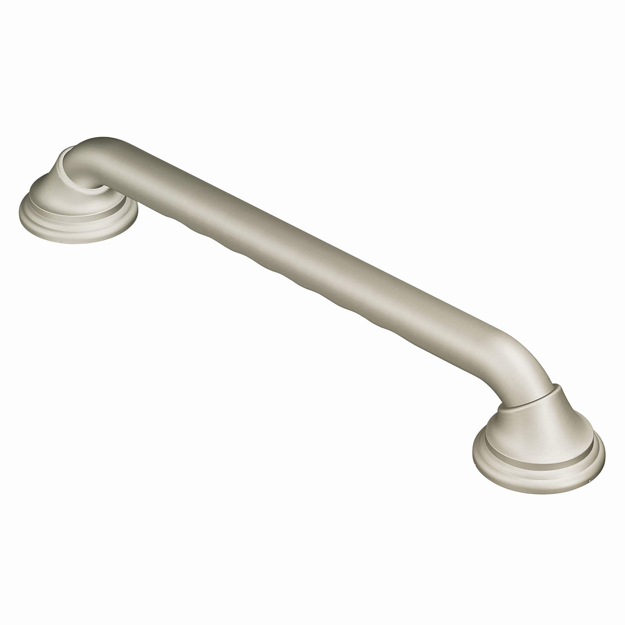Foto 2 pulgar | Barra De Apoyo Moen De Níquel Cepillado Para Baño De Diseño De 12 Pulgadas Con Agarre Rizado, Manija - Venta Inter