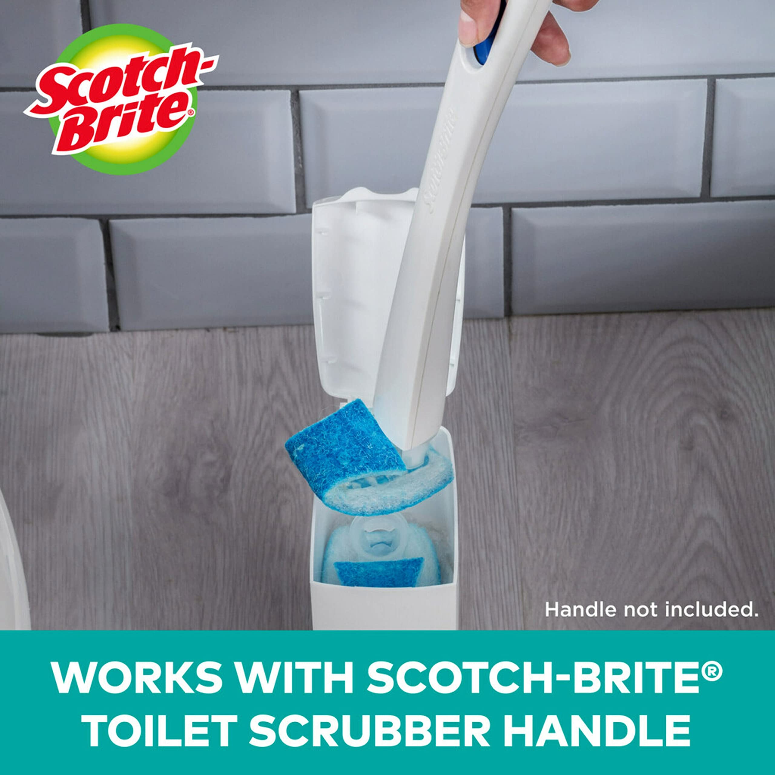 Foto 2 | Almohadillas De Recambio Desechables Scotch-brite Para Sistema De Limpieza De Inodoros | Elimina El  - Venta Internac