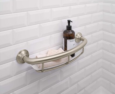 Foto 3 | Barra Auxiliar De Equilibrio Safety Grab Moen, Níquel Cepillado, 40 Cm - Venta Internacional.