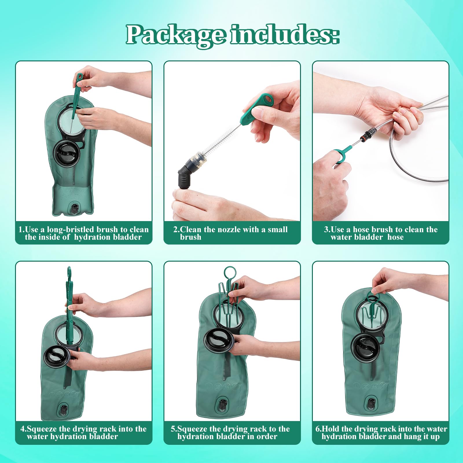 Foto 8 pulgar | Kit De Limpieza De Vejiga Hidratante Patelai, Juego 2 Con 8 En 1 - Venta Internacional.