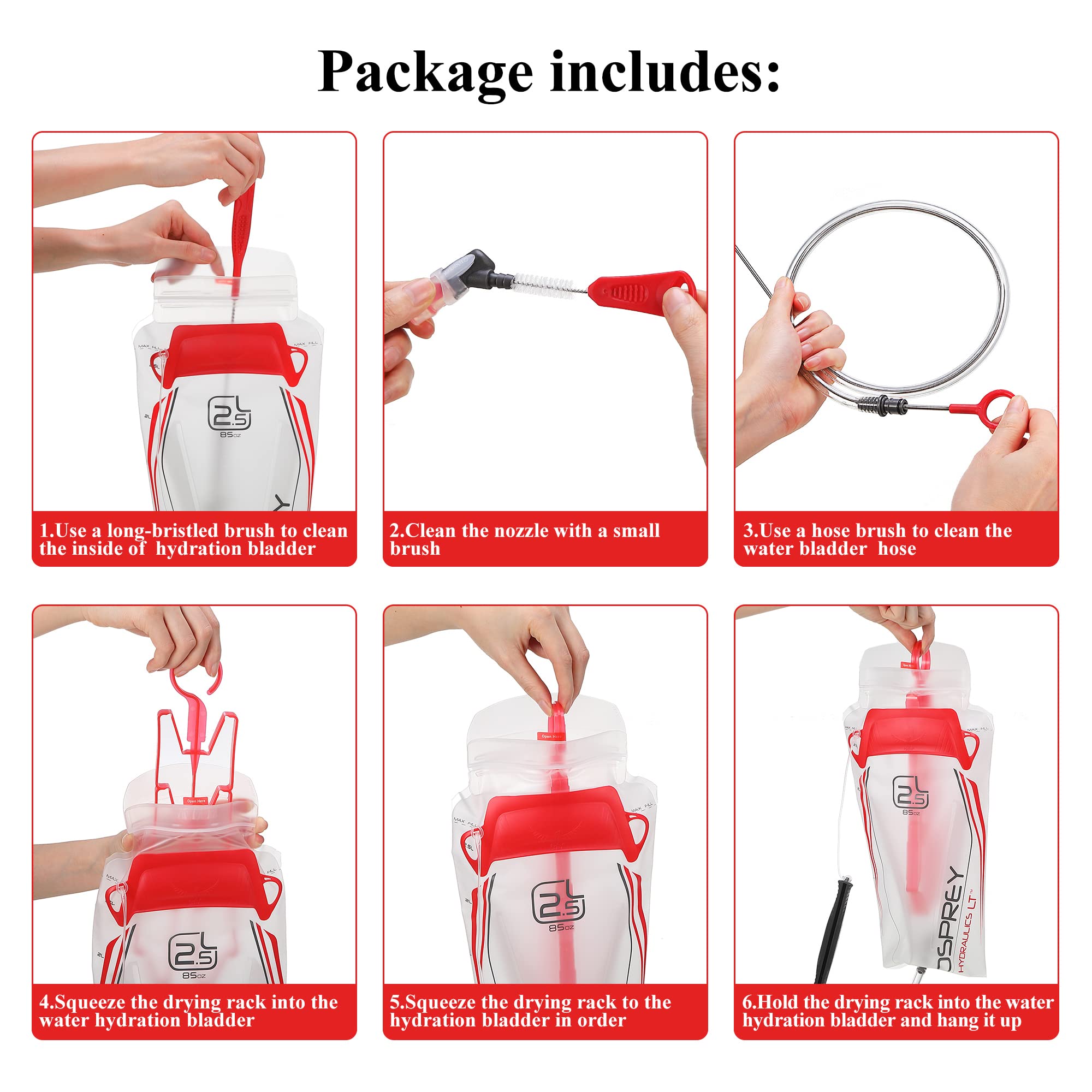 Foto 8 pulgar | Kit De Limpieza De Vejiga Hidratante, Juego 8 En 1, 2 Para Depósitos - Venta Internacional.