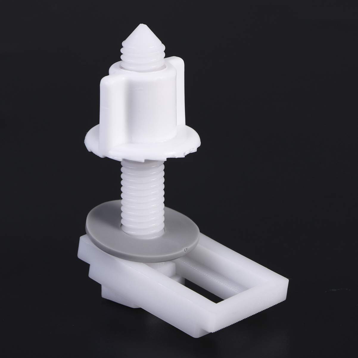 Foto 4 pulgar | Cubierta De Rosca Para Tapa De Inodoro Cabilock, Juego De 6 Tornillos De Plástico Blanco - Venta Internacional.