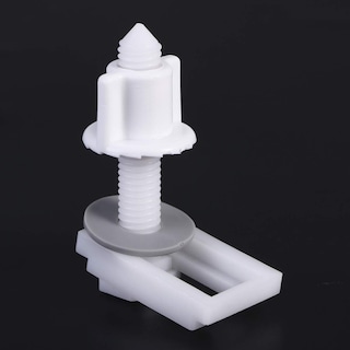 Foto 3 | Cubierta De Rosca Para Tapa De Inodoro Cabilock, Juego De 6 Tornillos De Plástico Blanco - Venta Internacional.