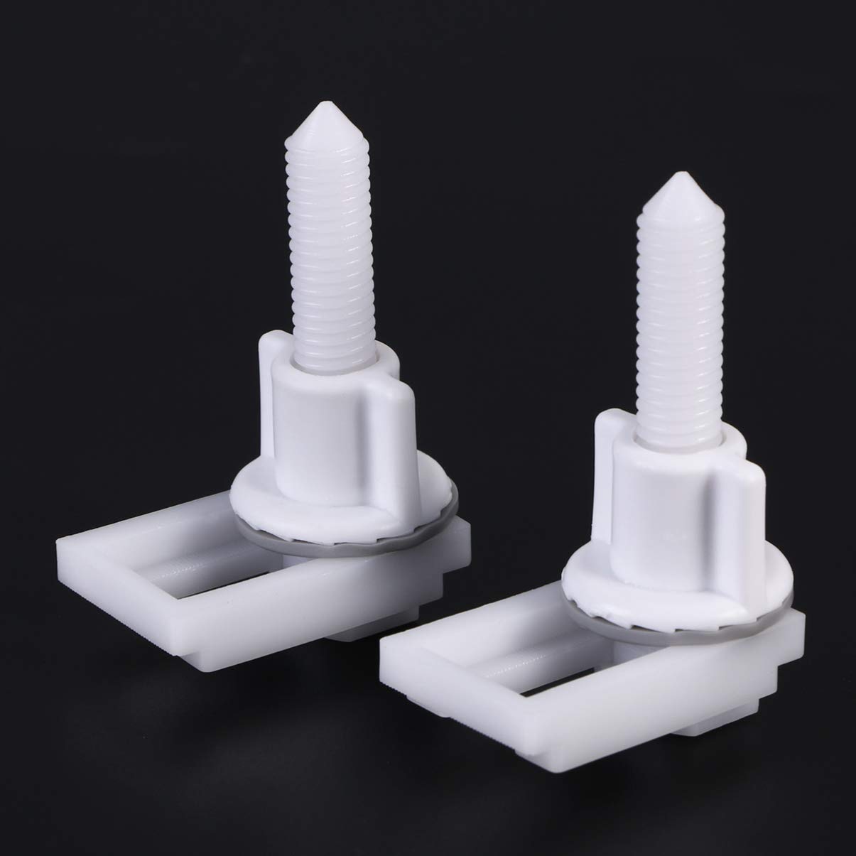 Foto 7 pulgar | Cubierta De Rosca Para Tapa De Inodoro Cabilock, Juego De 6 Tornillos De Plástico Blanco - Venta Internacional.