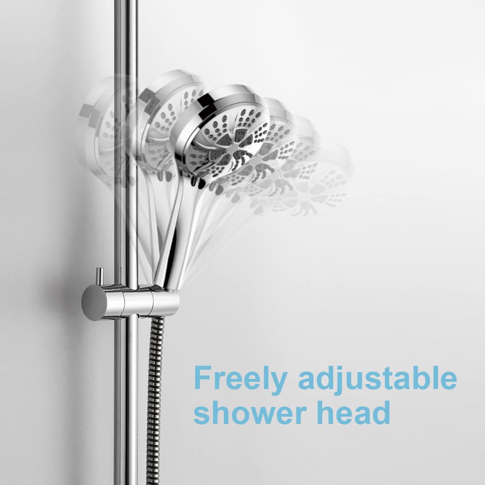 Foto 5 pulgar | Barra Deslizante De Ducha Offo De 45 Cm Ajustable Con Soporte Portátil - Venta Internacional.