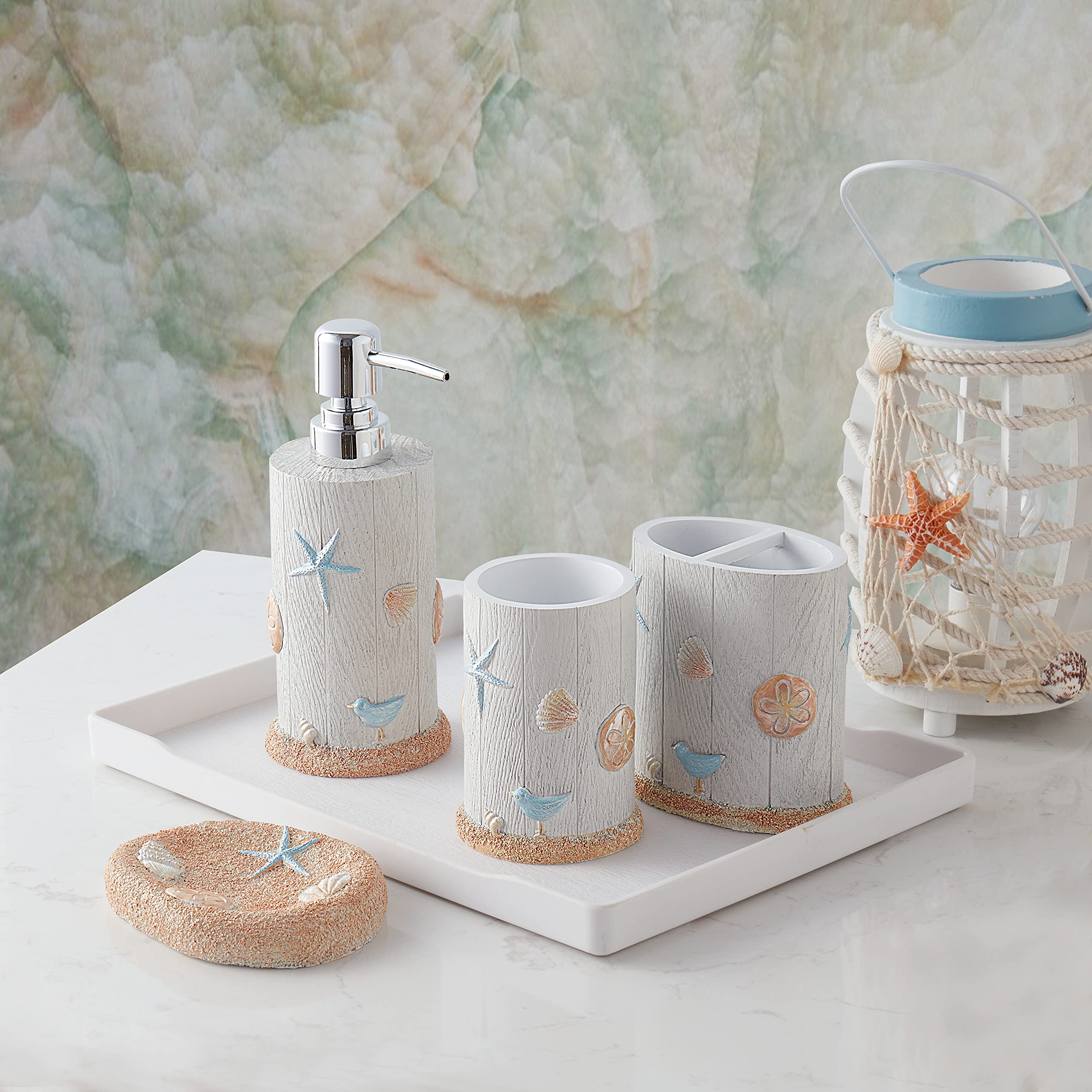 Set De 4 Piezas De Accesorios De Baño De La Colección Sweet Home - Venta Internacional.