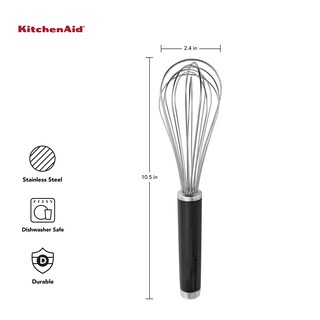 Foto 2 | Juego De Batidores Kitchenaid Utility And Flat, Negro (juego De 2) - Venta Internacional.