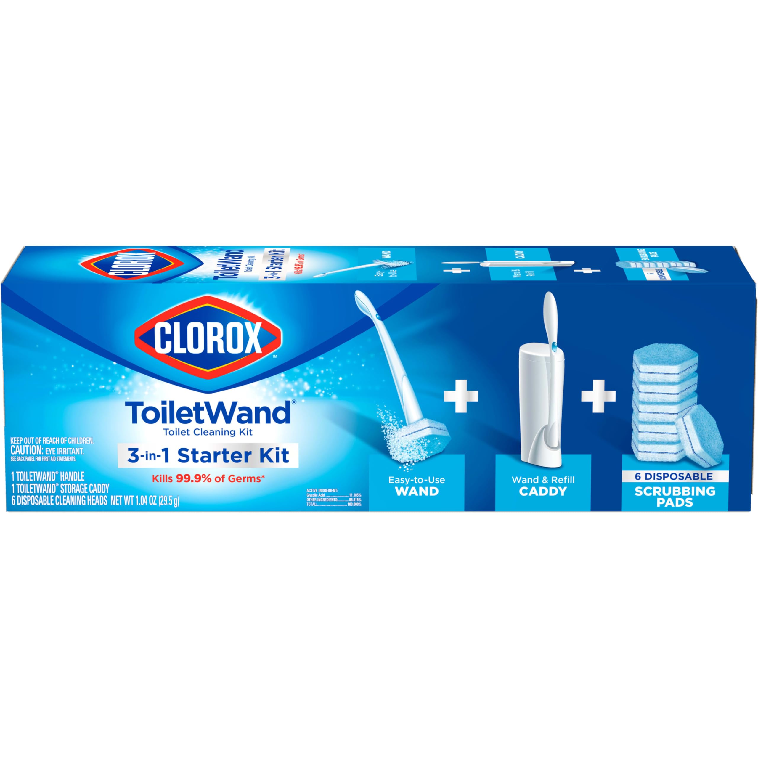 Kit De Limpieza Para Inodoros Clorox Toilwand Con 6 Recambios  Paquete De 6 - Venta Internacional.