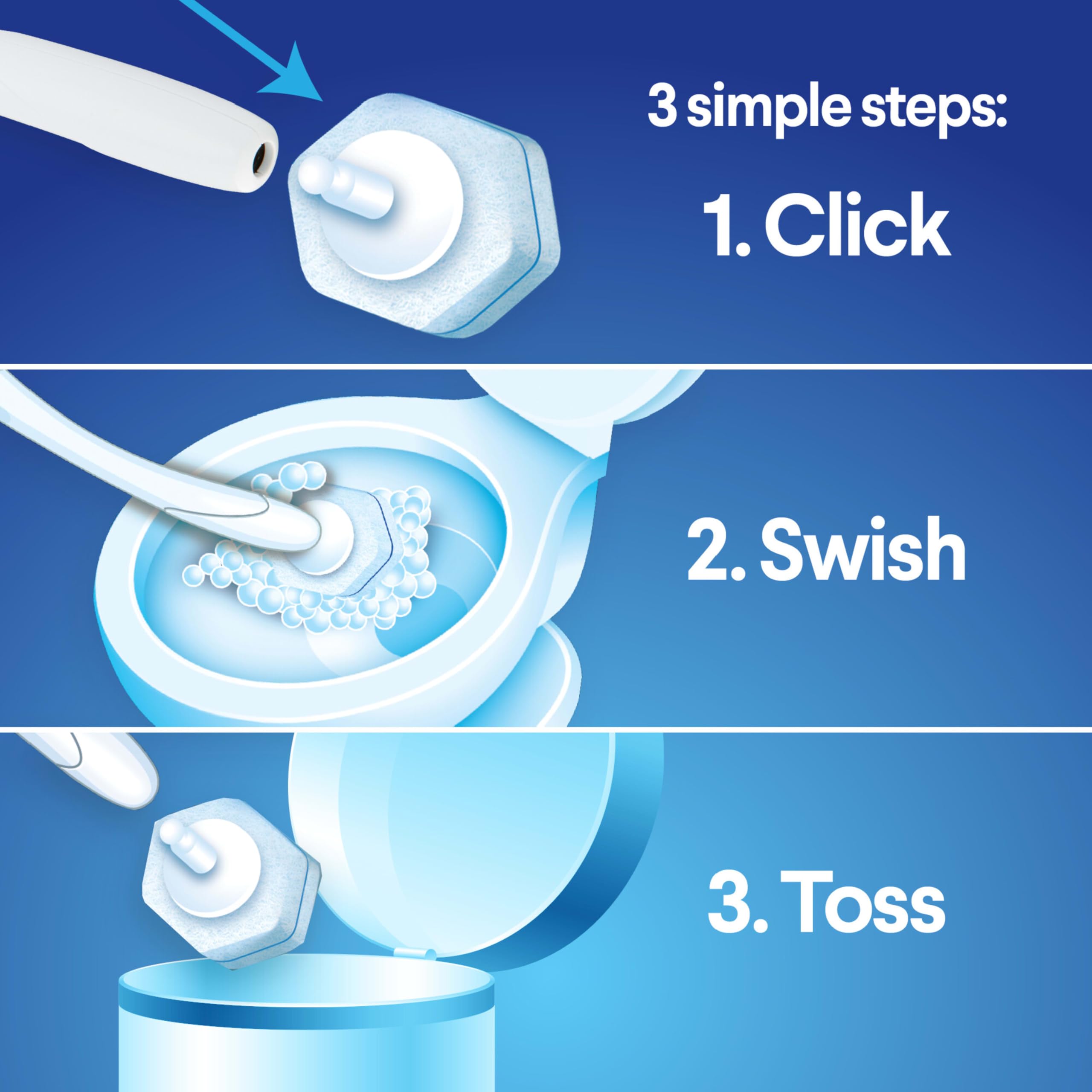 Foto 5 pulgar | Kit De Limpieza Para Inodoros Clorox Toilwand Con 6 Recambios  Paquete De 6 - Venta Internacional.