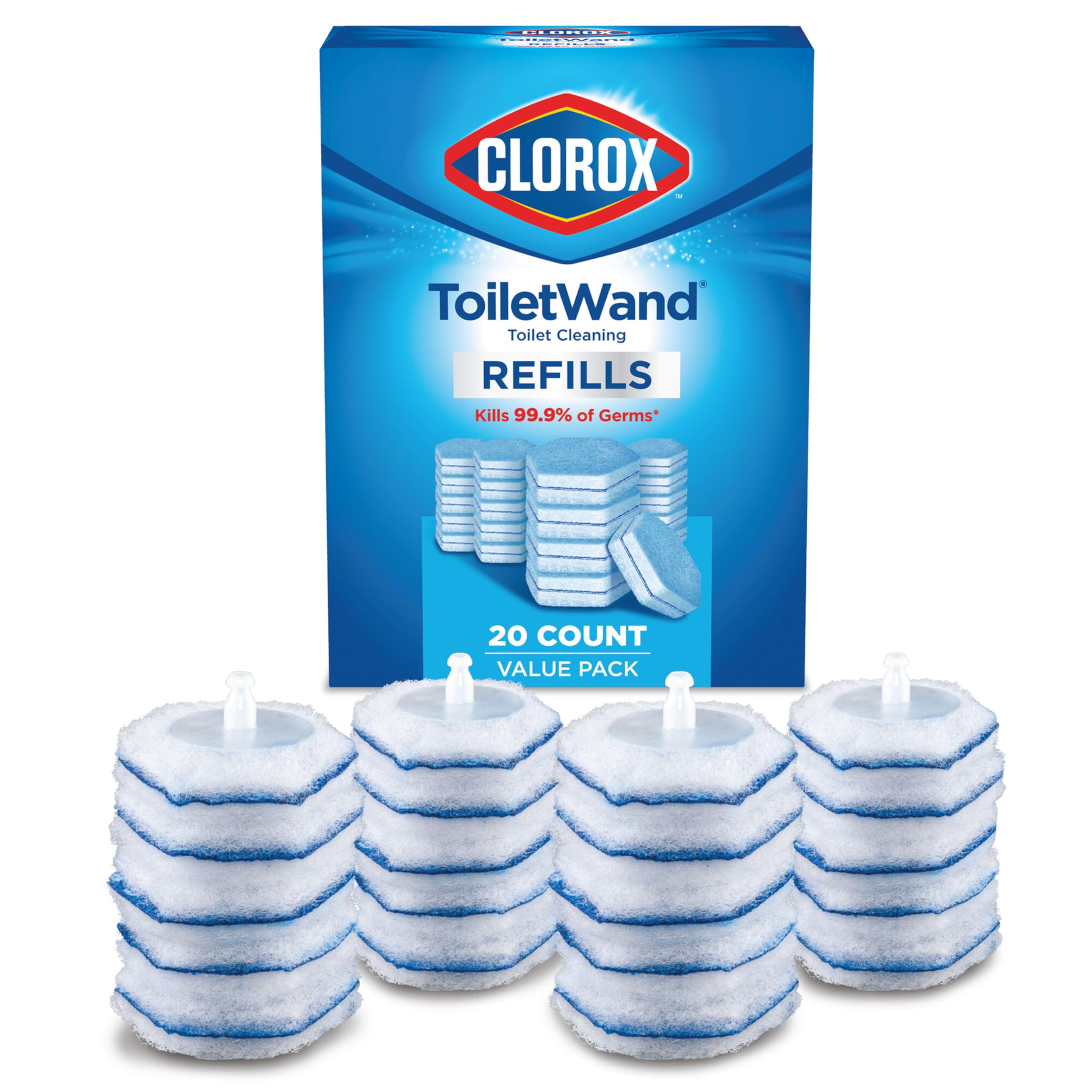 Foto 2 pulgar | Recambios Para Limpieza De Inodoros Clorox Toiletwand  20 Unidades - Venta Internacional.