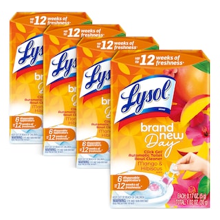 Foto 1 | Limpiador Para Inodoros Lysol Click Gel Mango E Hibisco 24 X 6 Ml - Venta Internacional.