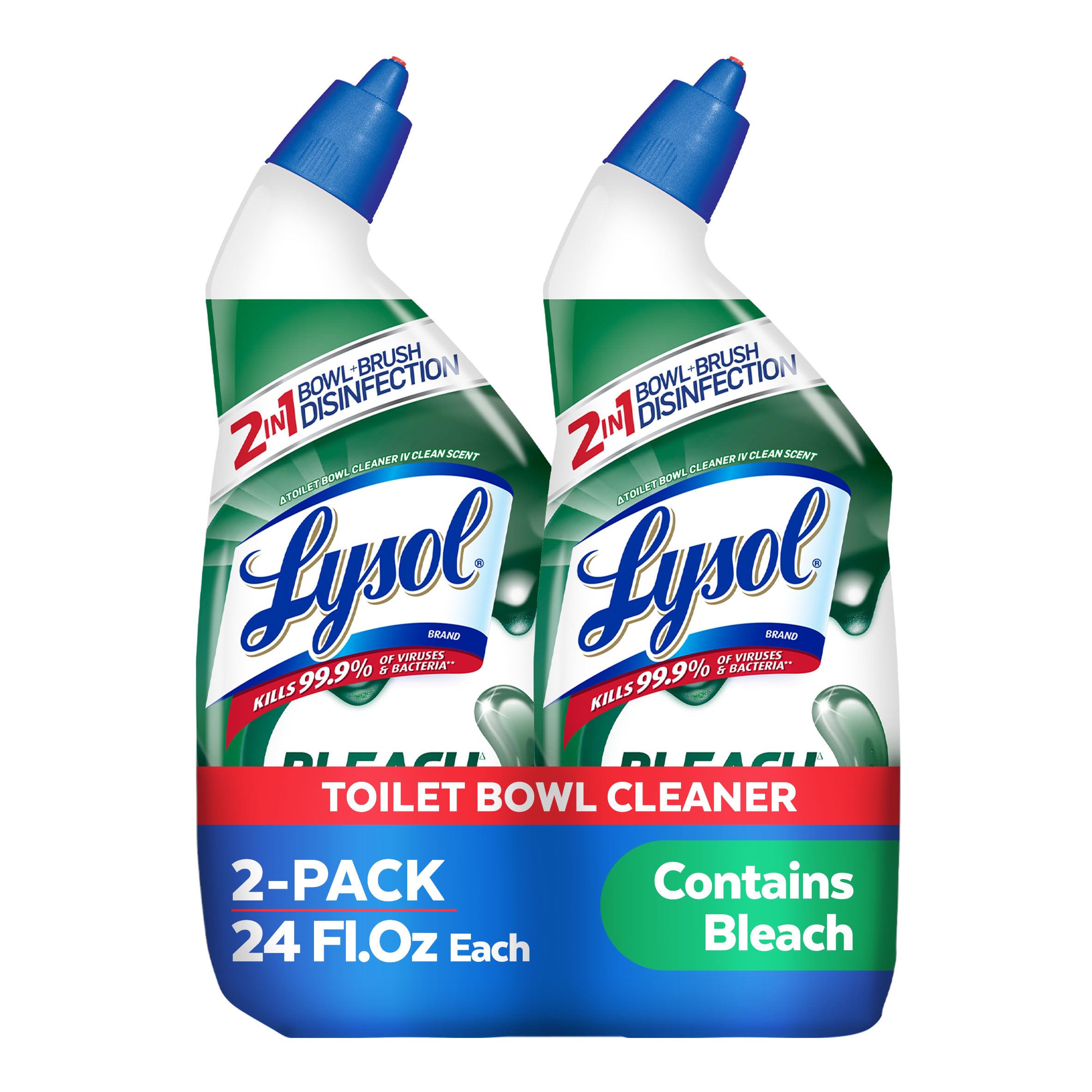 Gel Limpiador Para Inodoros Lysol Con Lejía  710 Ml (paquete De 2) - Venta Internacional. $526