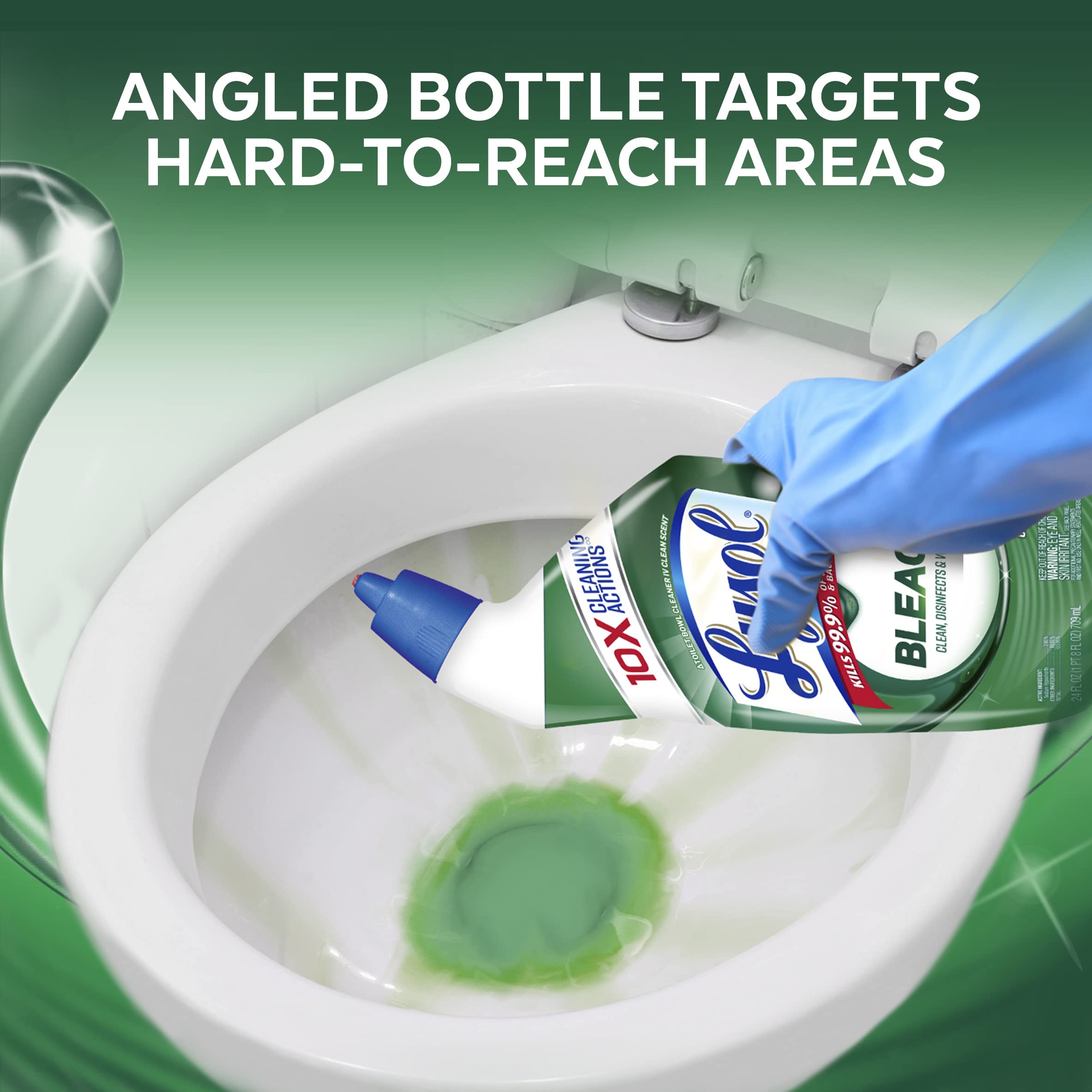 Foto 5 pulgar | Gel Limpiador Para Inodoros Lysol Con Lejía  710 Ml (paquete De 2) - Venta Internacional.