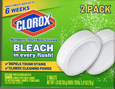 Foto 1 | Tabletas Limpiadoras Para Inodoros Clorox Automatic (paquete De 2) - Venta Internacional.