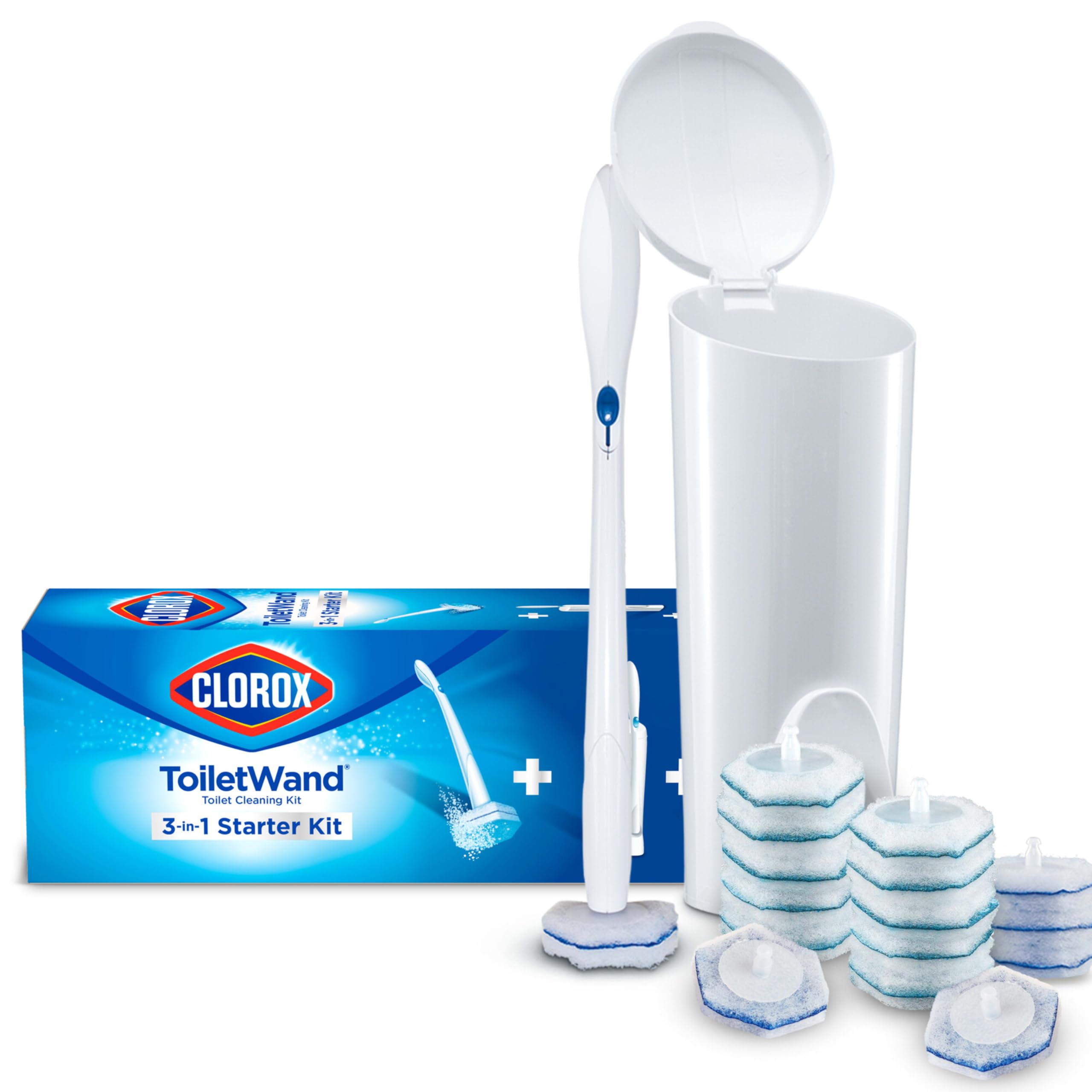 Foto 2 pulgar | Sistema De Limpieza De Inodoros Clorox Toiletwand Con 16 Cabezales De Recarga - Venta Internacional.