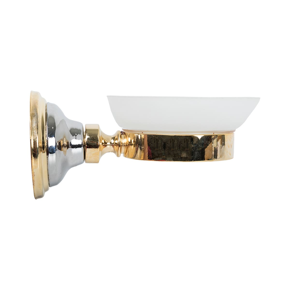 Jaboneras Para Baño - Cromado Y Oro Chagall $257