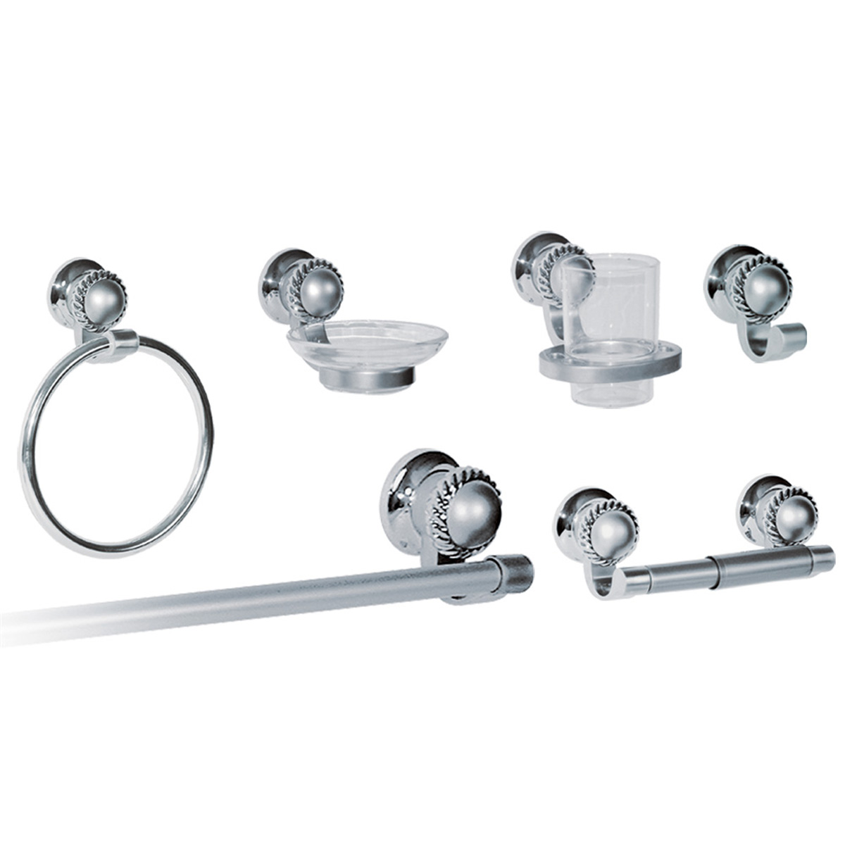 Foto 1 | Accesorios Para Baño Wilson 28-01 | Cromo Satín | Modelo Grecia