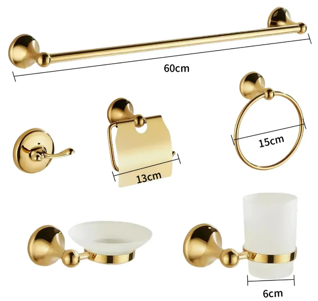 Foto 3 pulgar | Juego Xtellar De Accesorios De Baño Premium De Acero Inoxidable  Set De 6 Piezas