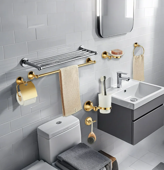Foto 4 | Juego Xtellar De Accesorios De Baño Premium De Acero Inoxidable  Set De 6 Piezas