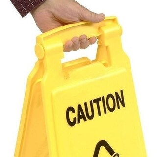 Foto 2 | Cartel Para Piso Con Impresion Cuidado Rubbermaid