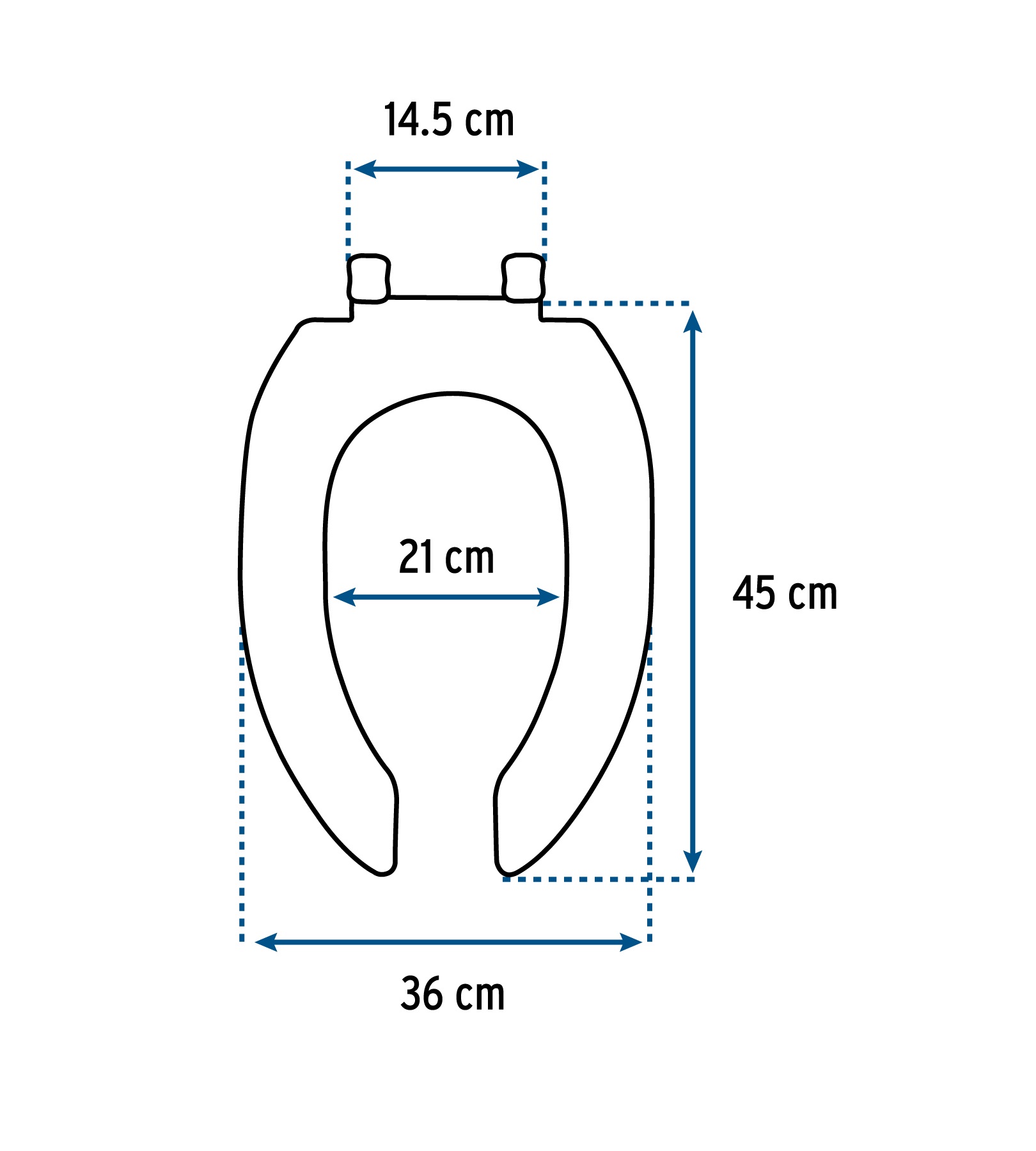 Foto 3 pulgar | Asiento Alargado Premium Universal Con Tapa Para Wc Para Baño Foset
