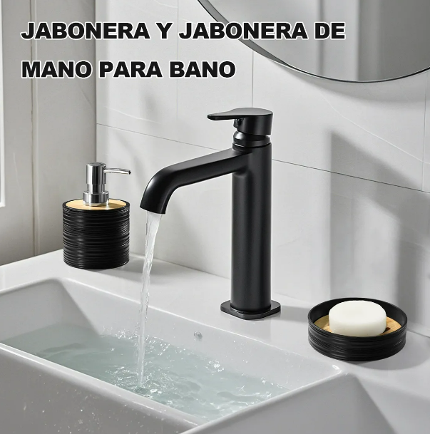 Foto 5 pulgar | Xtellar Elegante Set De Accesorios Para Baño De 4 Piezas  Bambú Y Plástico Premium