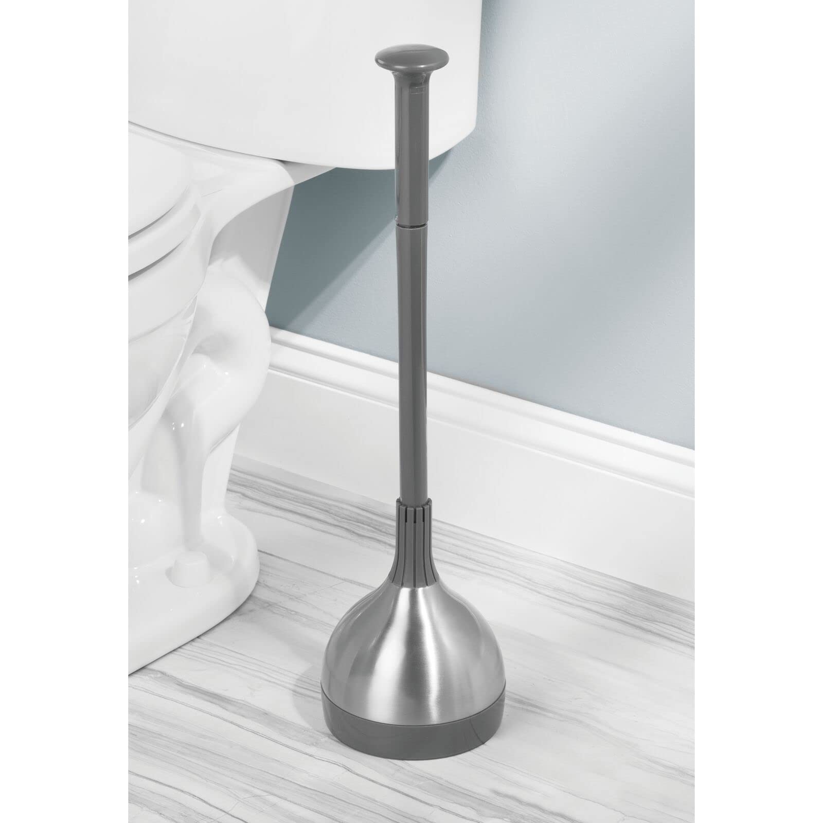 Foto 4 pulgar | Set De Desatascadores Para Inodoro Mdesign Lift & Lock Cover Gris/ss - Venta Internacional.