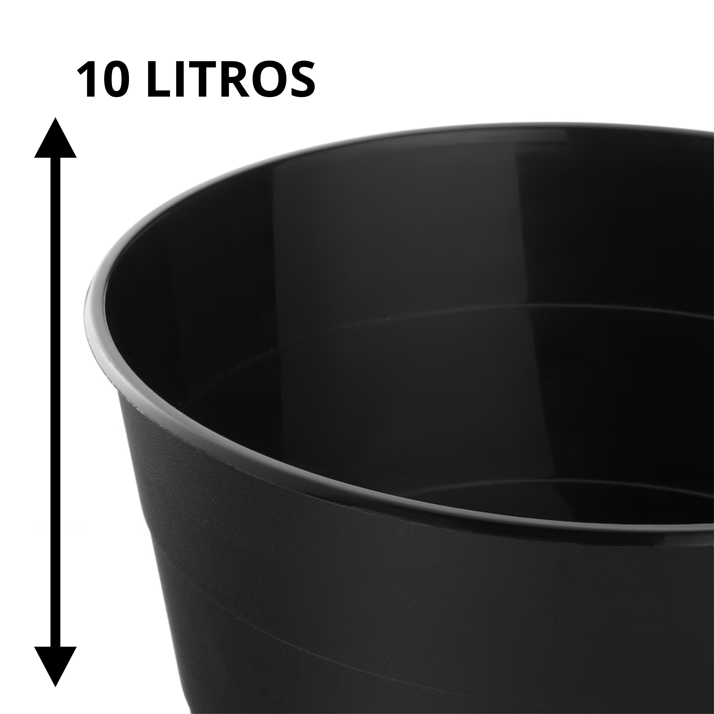 Foto 4 pulgar | Bote De Basura De 10l - Compacto Y Ecológico Negro para Tu Hogar 4pzs