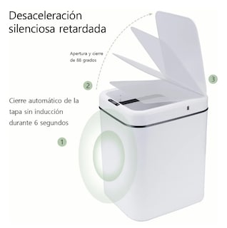 Foto 2 | Cubo De Basura Xtellar Con Sensor Y Botón