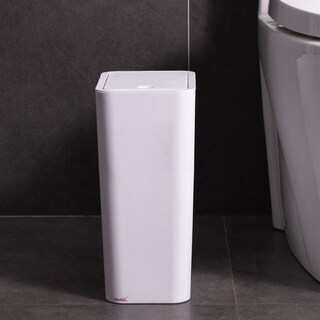 Foto 2 | Set De 3 Cubos Para Basura Con Tapa Emergente Color Blanco