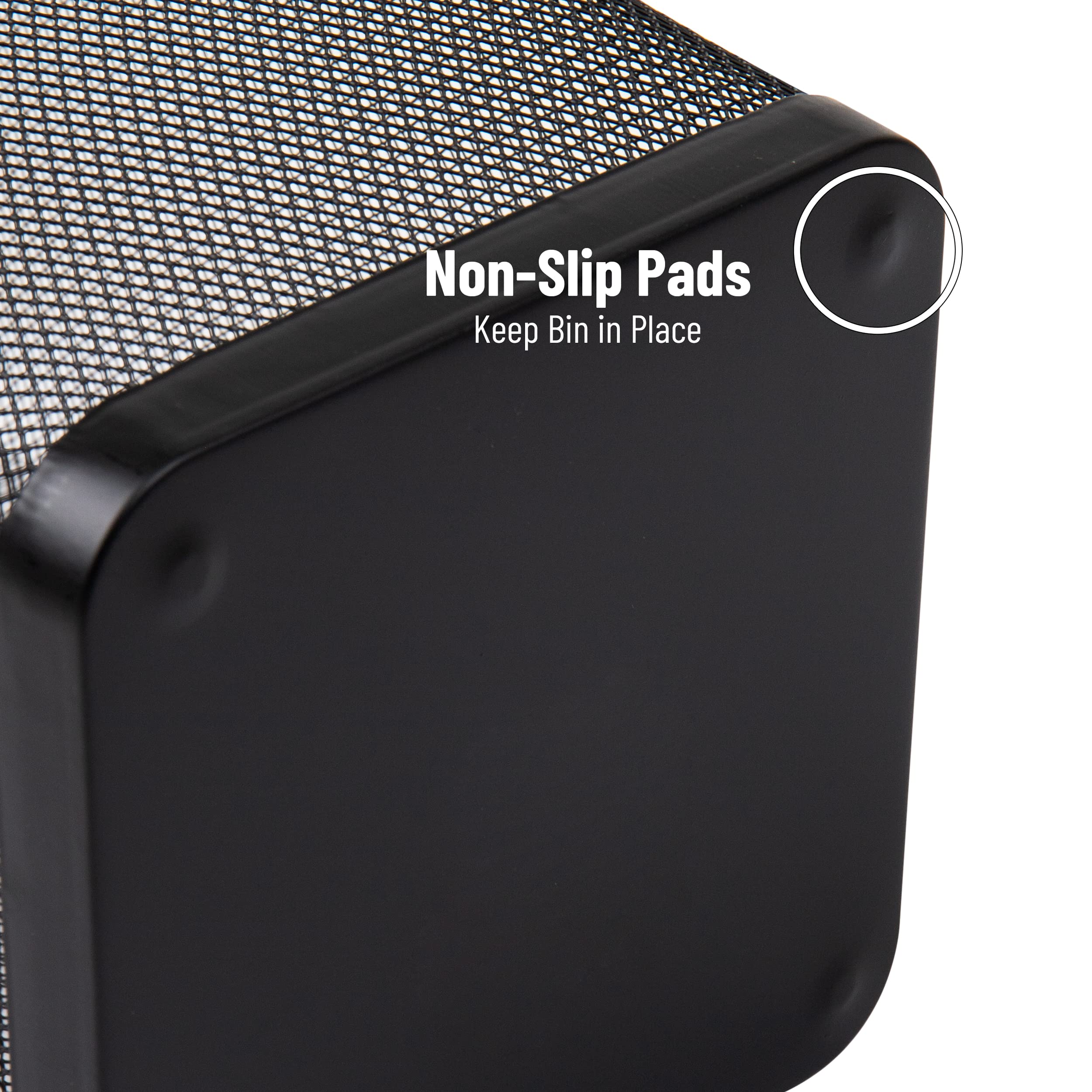 Foto 6 pulgar | Trash Can Mind Reader Mesh Square, 9,75 De Largo X 9,75 De Ancho X 12,25 De Alto, Negro - Venta Internacional.