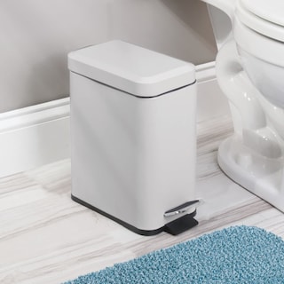 Foto 2 | Cubo De Basura Con Pedal Diseño M Con Tapa Y Cubo De Plástico De 5 Litros - Venta Internacional.