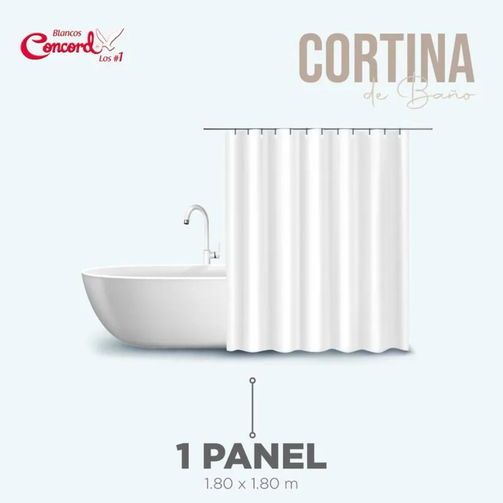 Foto 5 pulgar | Cortina de Baño Concord Impermeable Estándar Beige