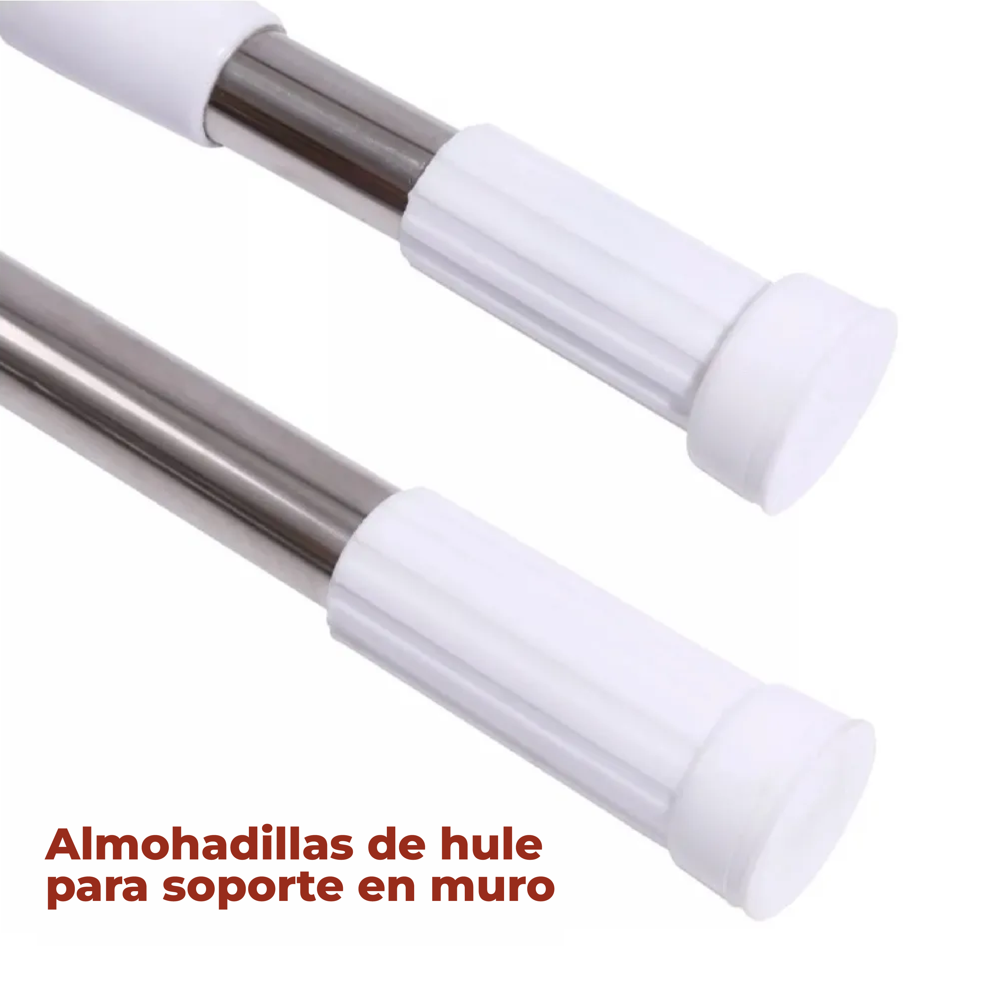 Foto 5 pulgar | Tubo Para Cortina De Baño Ajustable 70 Cm - 120 Cm