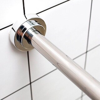 Foto 2 | Tubo Para Cortina De Baño Expandible Ajustable 105-170 Cm