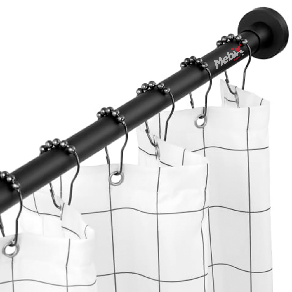 Foto 1 | Tubo Para Cortina De Baño Expandible Ajustable 105-170 Cm
