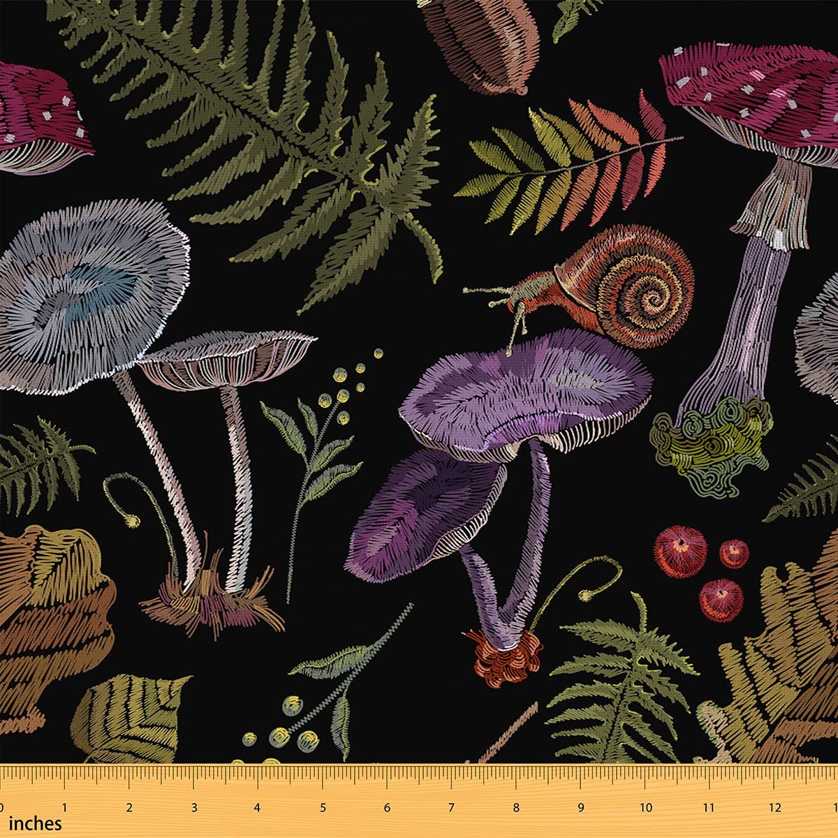 Foto 2 pulgar | Fabric Castle Fairy Wild Mushroom, Impermeable, 1 Yarda - Venta Internacional.