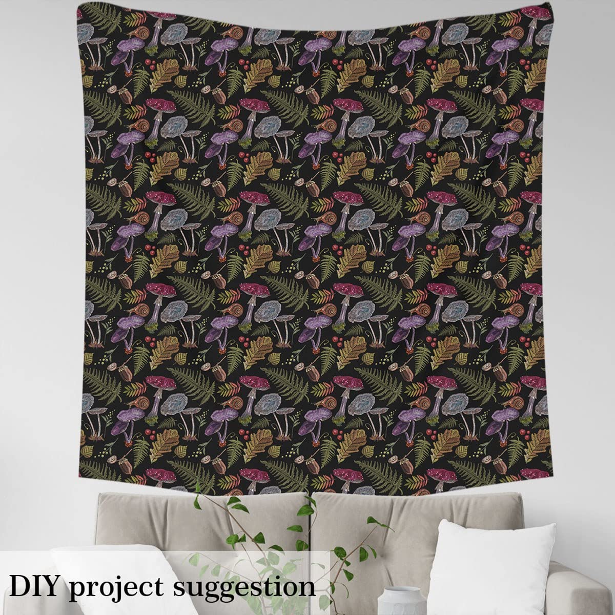 Foto 5 pulgar | Fabric Castle Fairy Wild Mushroom, Impermeable, 1 Yarda - Venta Internacional.