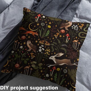 Foto 3 | Fabric Castle Fairy Con Dibujos Animados Con Forma De Hongo Para Niños, Costura, 1 M - Venta Internacional.