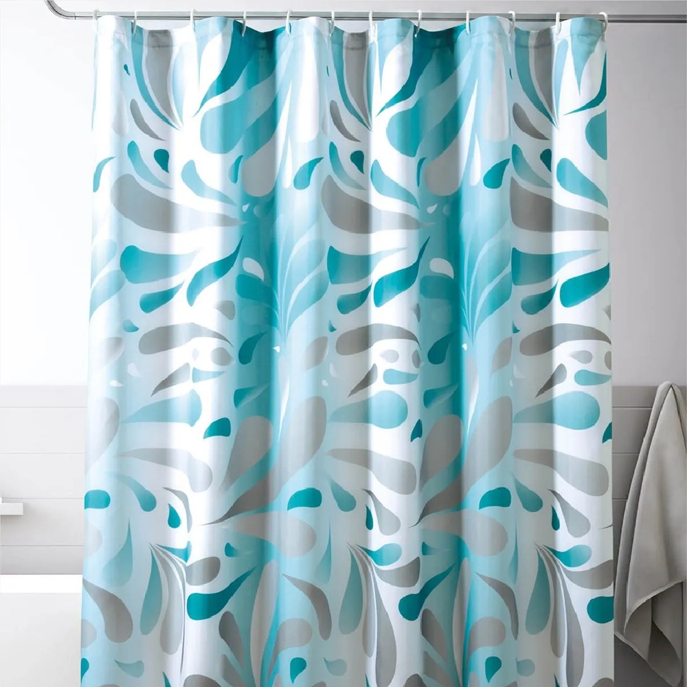 Foto 4 pulgar | Cortina De Baño Petalos